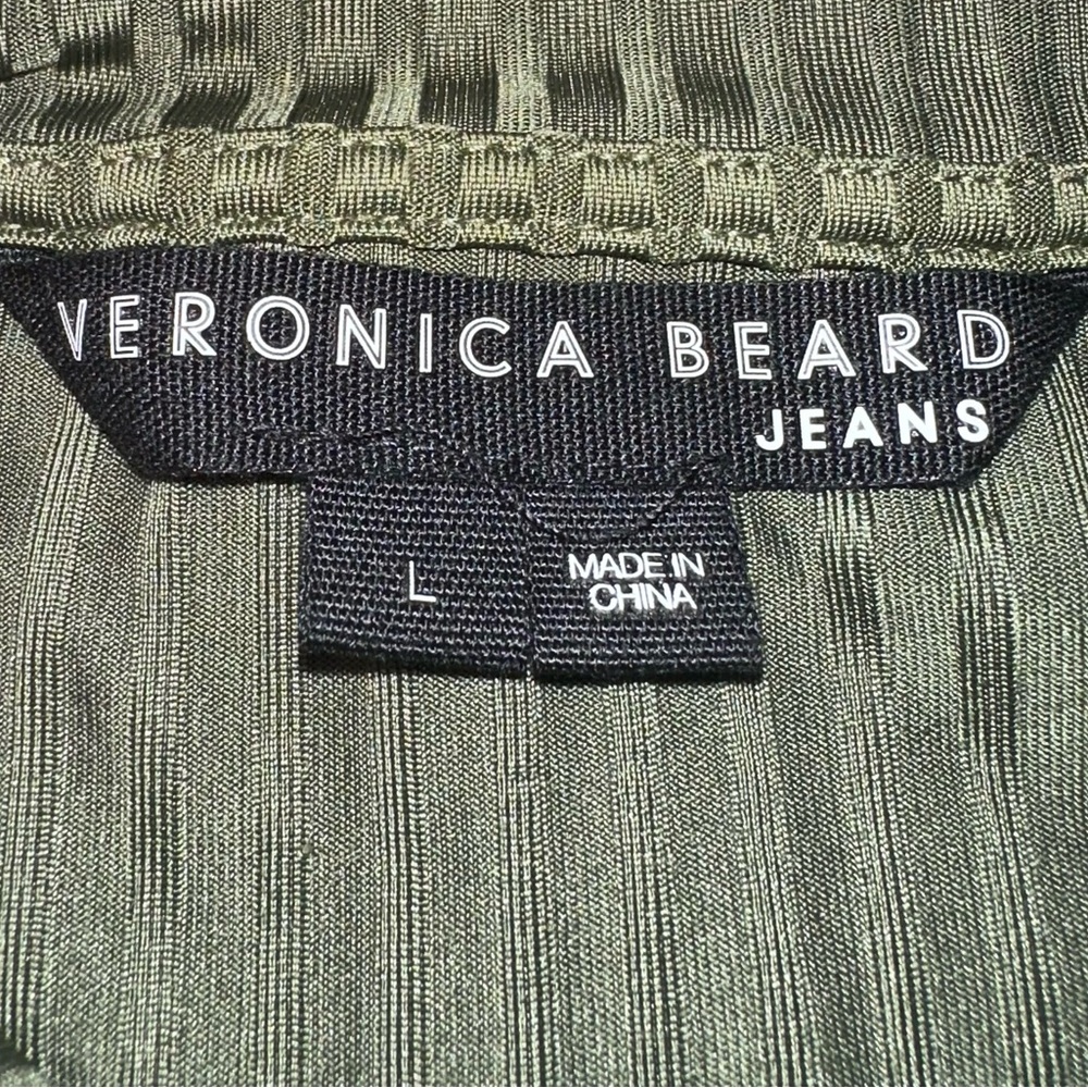 Veronica Beard Mobler Tank in Army Green Sz Large - Picture 10 of 13